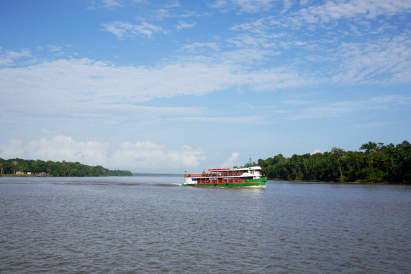 Guajara Bay, Amazon river delta, in Belem - Amazonian, Brazil