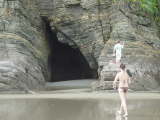 Cave exploring Playa Ojochal Costa Rica Beachcomber Pete