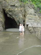 Cave exploring Playa Ojochal Costa Rica Beachcomber Pete