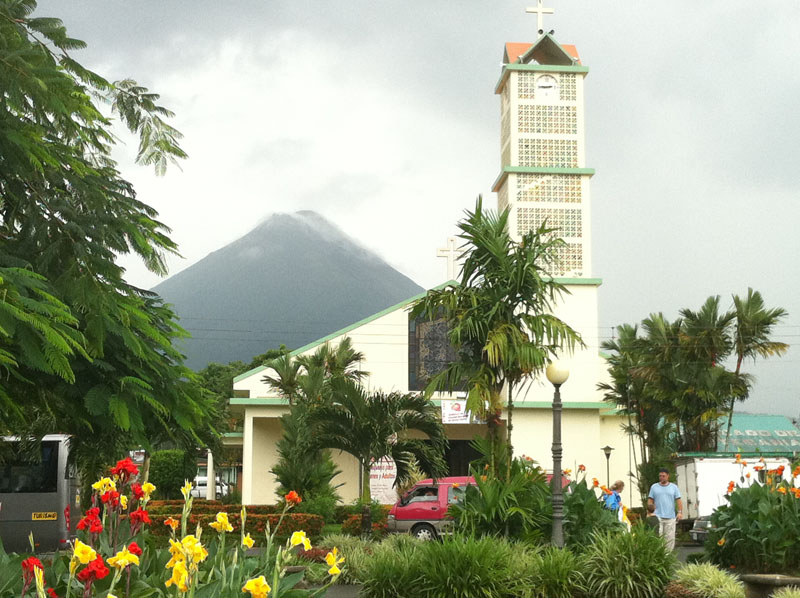 La Fortuna Central Plaza and Arenal, Costa Rica