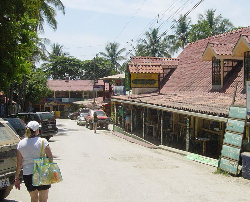 Main street Montezuma, Nicoya Peninsula, Costa Rica