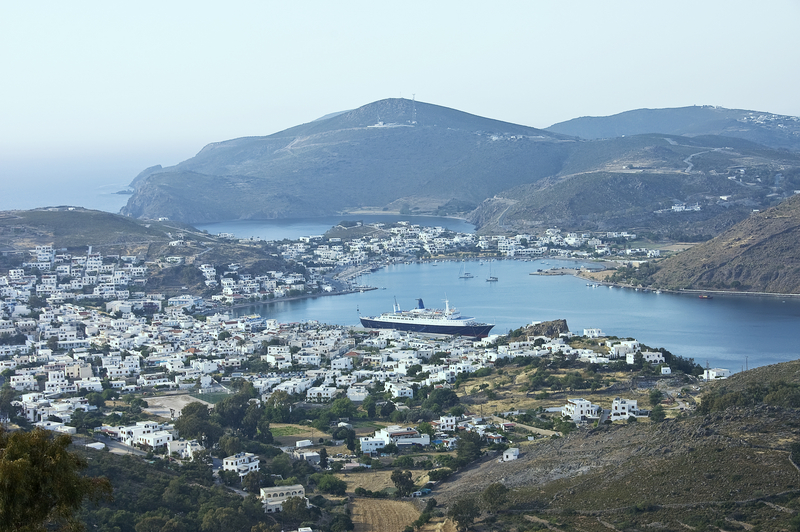 Harbor of Sakala, Island of Patmos, Greece