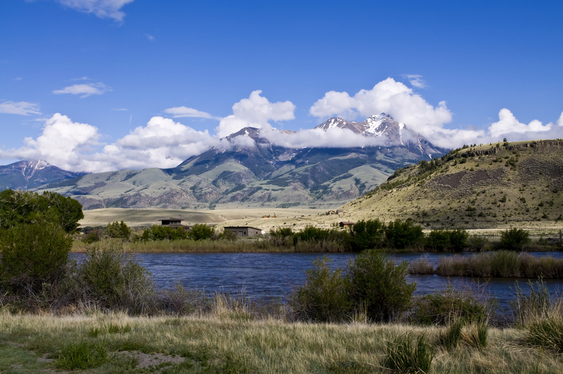 Montana range and mountains, United States