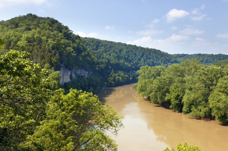 The Kentucky River, Kentucky, United States