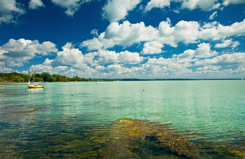 Lake Balaton at summer, Hungary