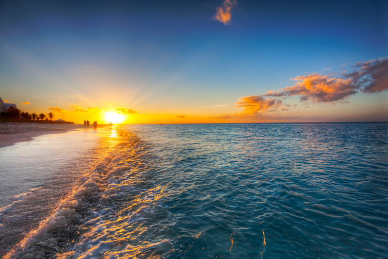 Sunset on Grace Bay Providenciales, Turks and Caicos