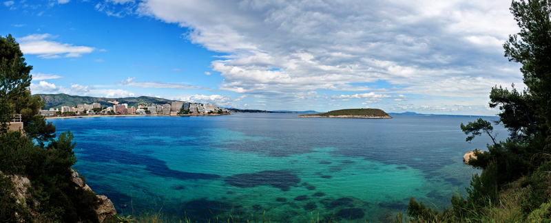Panorama of Magaluf in spring, Spain