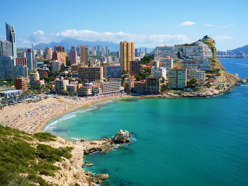 Coastline of Alicante, Spain