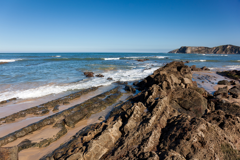 Beach of Comillas, Cantabria, Spain