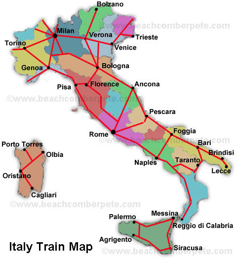 Italy Train Travel , Italy Train Map, Italy Railway Map- How to Travel