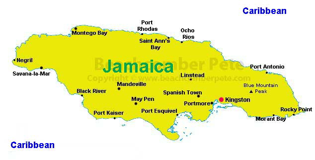 Map of Jamaica1