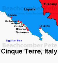 Map of Cinque Terre, Italy md
