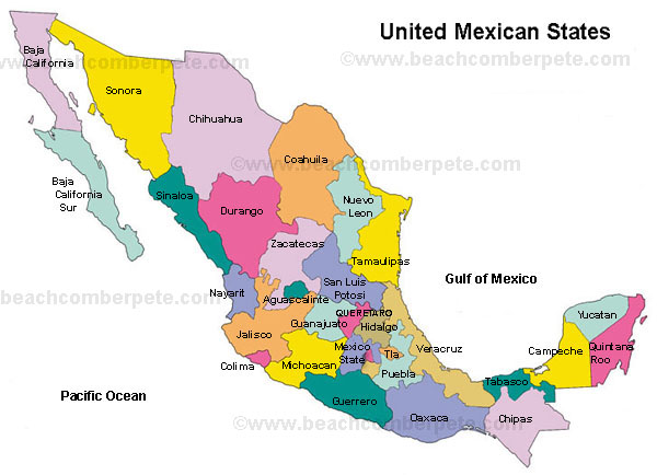 Mexico State Map