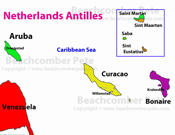 Map of Netherland_Antilles