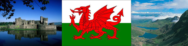 Wales Flag and Country